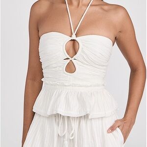 ULLA JOHNSON Adeleigh Top in White